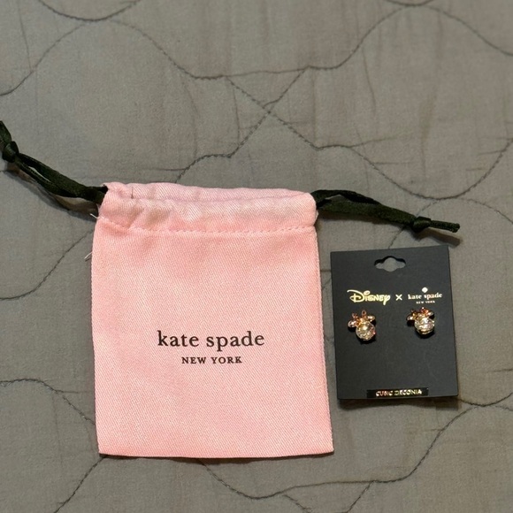 Disney Kate Spade New York Minnie Mouse Stud Earings in Clear Multi - Picture 5 of 6
